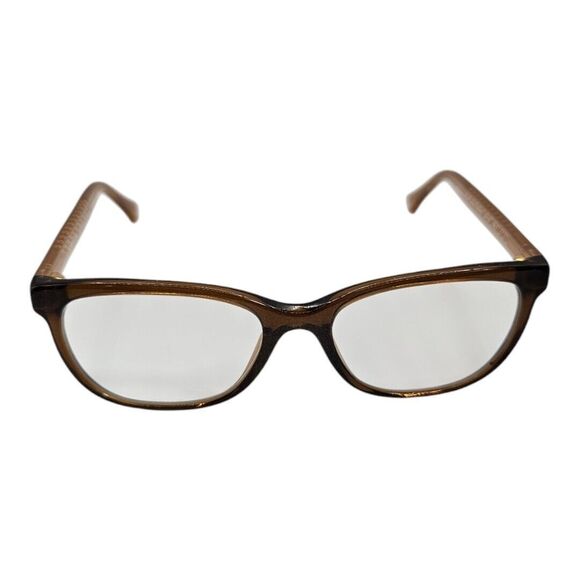 COACH HC 6072 5328 BROWN GLITTER AUTHENTIC EYEGLASSES 52/17 135 Clear Lenses - Picture 2 of 12